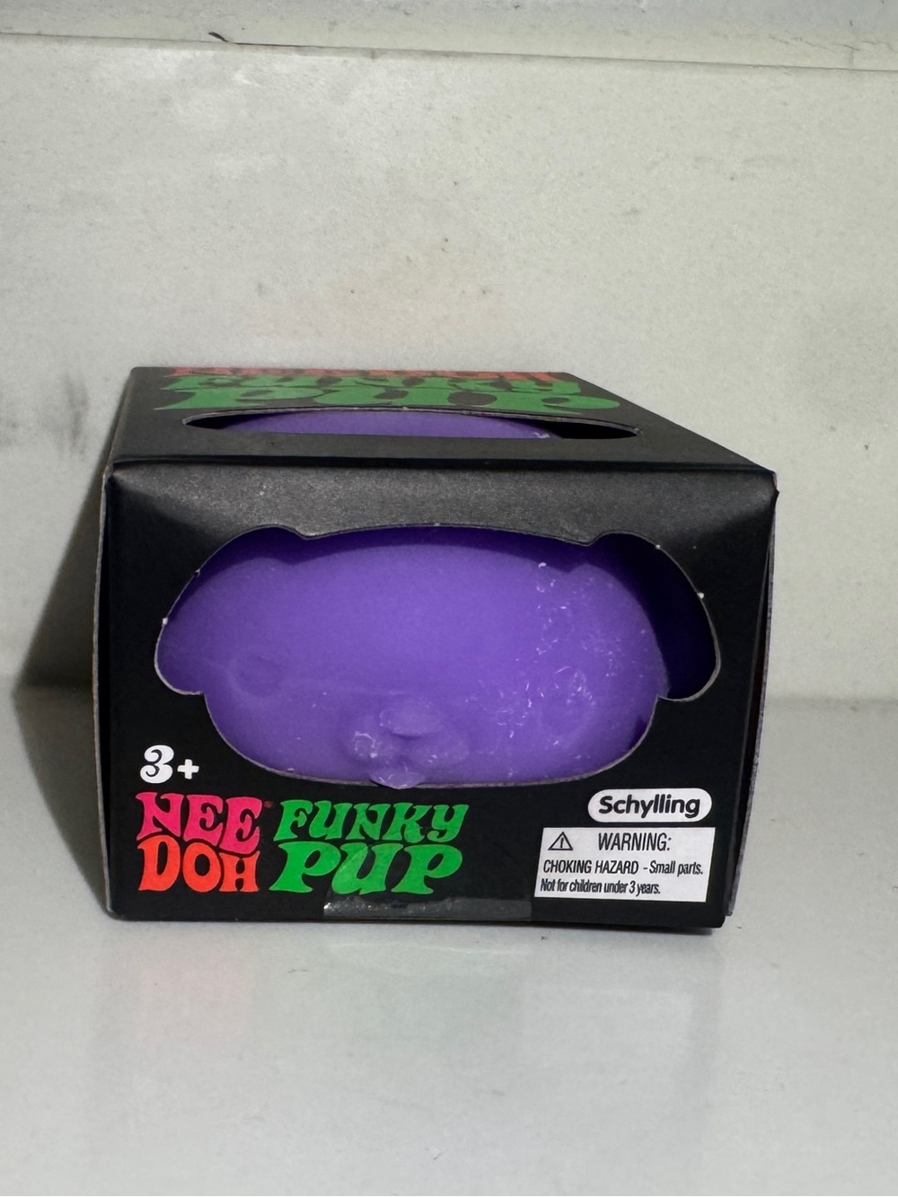 Nee Doh Funky Pup Squeeze Toy - Purple